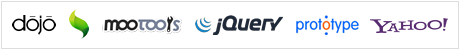 Logos of JavaScript libraries
