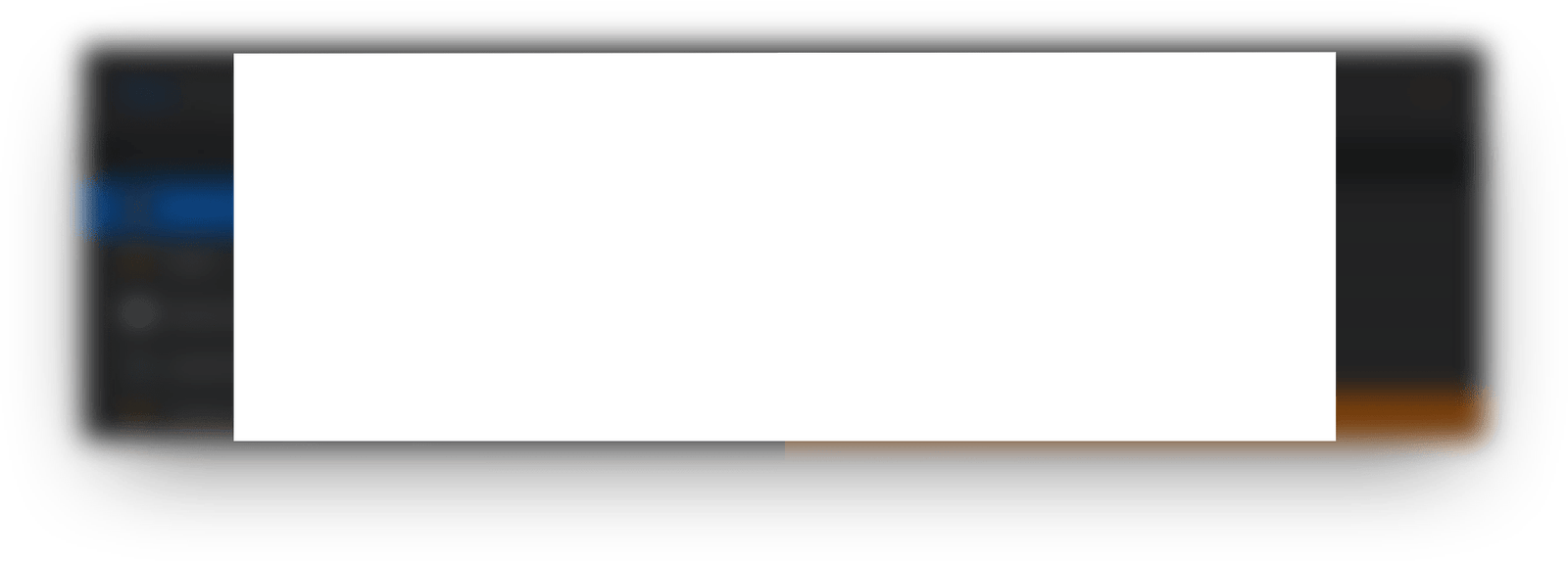 Blurred Runner window in Dark Mode