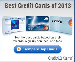 Best Credit Cards of 2013