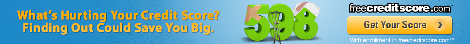 What's hurting your credit score? Find out at FreeCreditScore.com